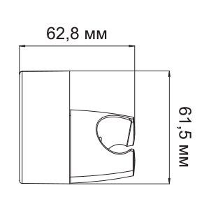 Настенный держатель WasserKRAFT A014 