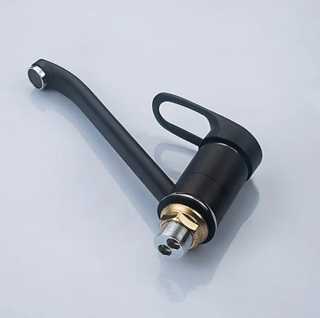 Смеситель для кухни Frap F4928-11 Черный матовый 