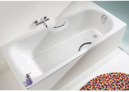 Стальная ванна Kaldewei Saniform Plus Star 337 180х80 133700010001 без покрытия с отверстиями под ручки 