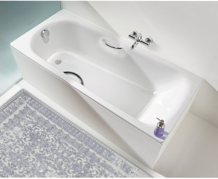 Стальная ванна Kaldewei Saniform Plus Star 337 180х80 133700010001 без покрытия с отверстиями под ручки 