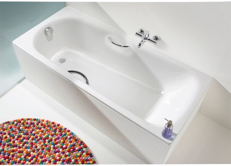 Стальная ванна Kaldewei Saniform Plus Star 337 180х80 133700010001 без покрытия с отверстиями под ручки 