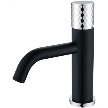 Смеситель для раковины Boheme Stick 121-BCR Черный Хром 