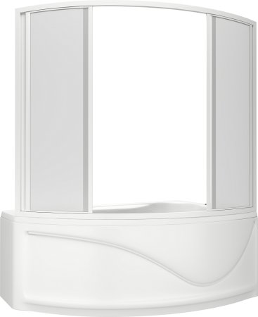 Акриловая ванна Bas Николь 170x100 см R с гидромассажем 