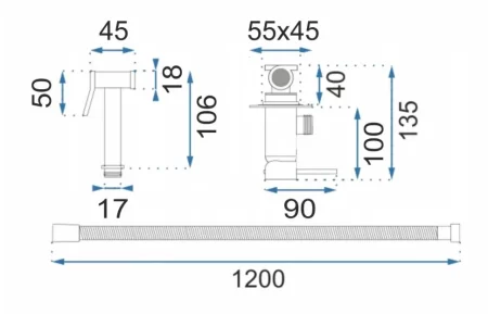 Гигиенический комплект Rea Fenix REA-B5126 