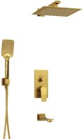 Душевая система WasserKRAFT A175571 Золото матовое