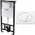 Рамная инсталляция alca plast AM101/1120-3:1 M70/M71 белый 