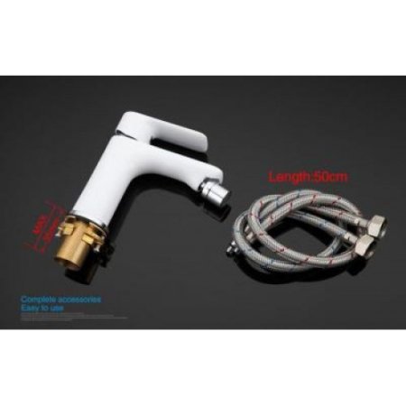 Смеситель для биде Gappo Noar G5048 белый/хром 