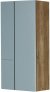 Подвесной шкаф Aquaton Мишель 43 1A243903MIX30 Дуб фьорд Дуб рустикальный 