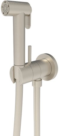 Гигиенический душ со смесителем Graffio Stella KSPAT101-07NS Брашированный никель 