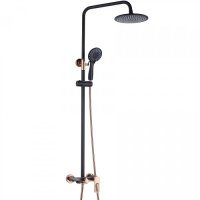 Душевая система ViEiR V293562-CL Черный/Золото