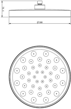 Душевая система Vincea Inspire VSFW-3I21T2GM с термостатом Вороненая сталь 