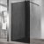 Душевая перегородка Vincea Walk-In 100 VSW-1H100CGB профиль Черный матовый стекло тонированное 