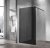 Душевая перегородка Vincea Walk-In 100 VSW-1H100CGB профиль Черный матовый стекло тонированное 