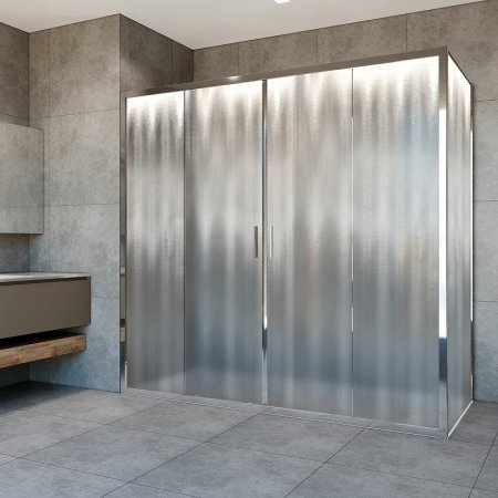 Душевой уголок Vincea Garda 190x100 VSR-1G21019CH профиль Хром стекло шиншилла 