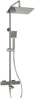Душевая система WasserKRAFT A199.069.141.010.CH Thermo с термостатом Хром