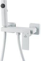 Гигиенический душ со смесителем Rose R1805C-1, белый
