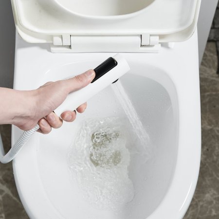 Гигиенический душ со смесителем Rose R1805C-1, белый 