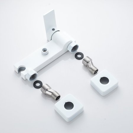 Гигиенический душ со смесителем Rose R1805C-1, белый 