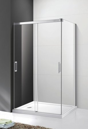 Душевой уголок Cezares Tandem Soft AH-2-120/100-C-Cr-IV стекло прозрачное 