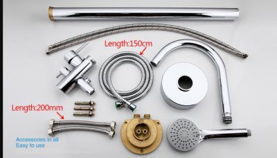 Смеситель для ванной Gappo G3098 Хром 