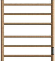 Электрический полотенцесушитель Point Аврора PN10856BR П6 500x600 диммер справа Бронза