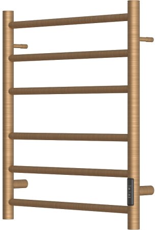 Электрический полотенцесушитель Point Аврора PN10856BR П6 500x600 диммер справа Бронза 