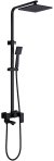 Душевая система Abber Daheim AF8216B Черная матовая 