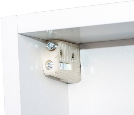 Зеркальный шкаф Style Line Каре 50 L СС-00002372 с подсветкой Белый 