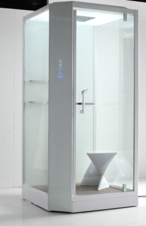 Душевая кабина Orans SR-89101RS белая, с баней 
