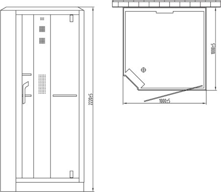 Душевая кабина Orans SR-89101RS белая, с баней 