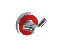 Крючок Bemeta Trend-I 104106038c двойной, хром/красный