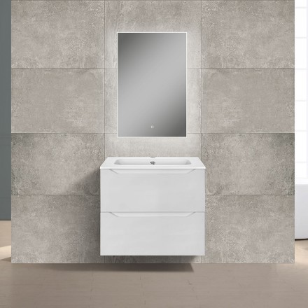 Мебель для ванной Vincea Norma 600 подвесная, 2 ящика, G.White 