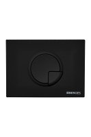 Кнопка смыва Berges Wasserhaus Novum R5 Soft Touch черная