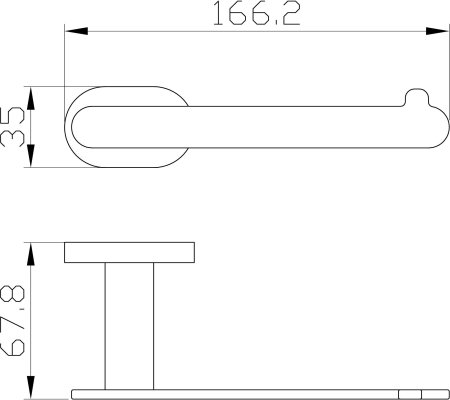 Держатель для туалетной бумаги без крышки WONZON & WOGHAND, Глянцевое золото (WW-8416-LG) 