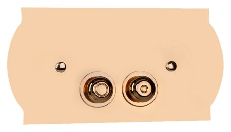 Кнопка смыва Tiffany World TW300.3oro 