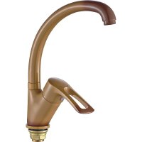 Смеситель однорычажный для кухни коричневый HAIBA CRON CN77318-TF