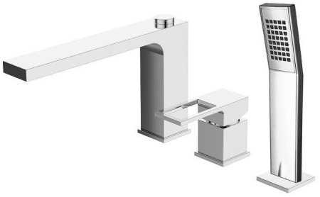 Смеситель на борт ванны BelBagno Romano ROM-BVD-CRM Хром 
