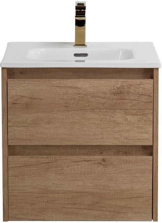Тумба с раковиной BelBagno KRAFT-500-2C-SO-RNN Rovere Nebrasca Nature 