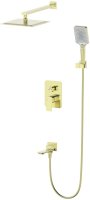 Душевая система встраиваемая WONZON & WOGHAND, Брашированное золото (WW-88939011-BG)