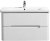 Тумба с раковиной BelBagno Soft 65 SOFT-650-2C-SO-BL подвесная Белая 