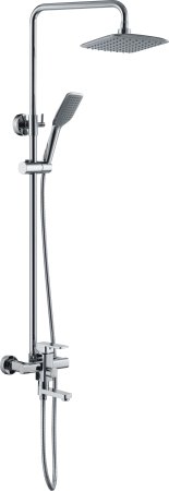 Смеситель с душевой стойкой HAIBA HB2402 хром 
