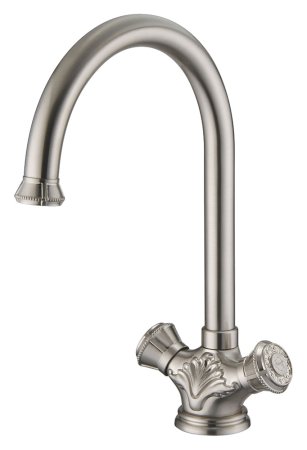 Смеситель Zorg Antic A 4002K-SL для кухонной мойки 