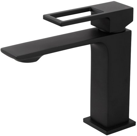 Смеситель для раковины BelBagno Luce LUC-LVM-NERO Черный матовый 