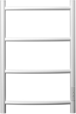 Полотенцесушитель электрический Point Афина PN04846W П4 400x600 диммер справа, белый 