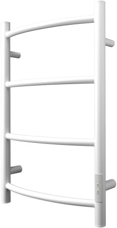 Полотенцесушитель электрический Point Афина PN04846W П4 400x600 диммер справа, белый 