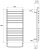 Полотенцесушитель электрический Point Альфа PN05158SE П12 500x800 левый/правый, хром 