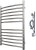 Полотенцесушитель электрический Point Альфа PN05158SE П12 500x800 левый/правый, хром 