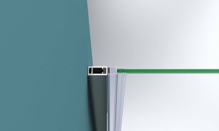 Душевая дверь BelBagno Kraft 120 KRAFT-B-12-60/60-C-Cr-R профиль Хром стекло прозрачное 