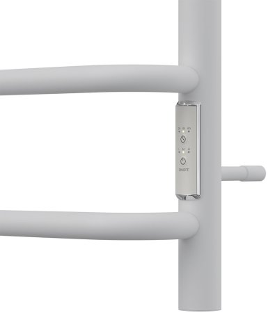 Полотенцесушитель электрический Point Сатурн PN90858W П8 500x800 диммер справа, белый 