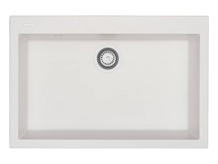 Мойка для кухни каменная Longran Cube CUG 76х50 Альпина 
